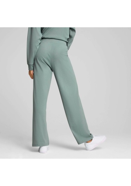 Kadın Yeşil Puma Ess Elevated Pant Yeşil Kadın Eşofman Altı