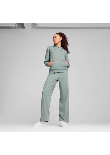 Kadın Yeşil Puma Ess Elevated Pant Yeşil Kadın Eşofman Altı