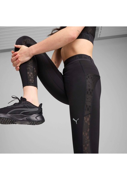 Kadın Siyah Puma Lace Hw 7/8 Tıght Siyah Kadın Tayt modelleri
