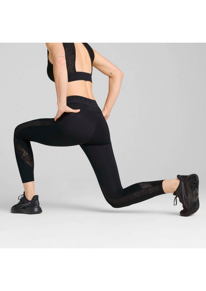 Kadın Siyah Puma Lace Hw 7/8 Tıght Siyah Kadın Tayt fırsatları