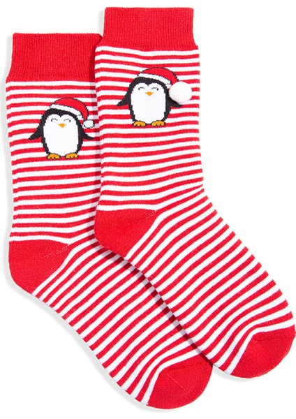 Yılbaşı Temalı Kırmızı Çorap 1912183-32421 fiyatları