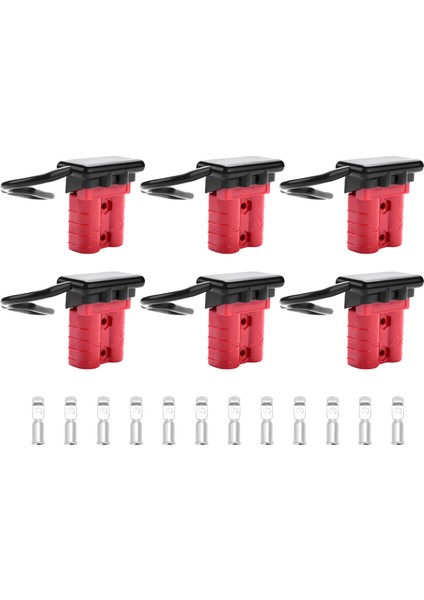 Takım 6-10 Ölçer Pil Hızlı Bağlantı 50A 12-36 V Pil Hızlı Bağlantı Kablosu Demeti Fişi Kiti Pil Hızlı Fiş A (Yurt Dışından) fiyatları