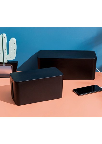 Kablo Yönetim Kutusu Kablo Düzenleyici Kutusu Güç Şeridi Aşırı Gerilim Koruması Kapağı Ev Ofis Için Tv Kablo Kutusu (Yurt Dışından) fiyatları