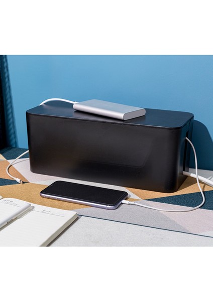 Kablo Yönetim Kutusu Kablo Düzenleyici Kutusu Güç Şeridi Aşırı Gerilim Koruması Kapağı Ev Ofis Için Tv Kablo Kutusu (Yurt Dışından) modelleri