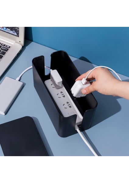 Kablo Yönetim Kutusu Kablo Düzenleyici Kutusu Güç Şeridi Aşırı Gerilim Koruması Kapağı Ev Ofis Için Tv Kablo Kutusu (Yurt Dışından) indirimleri