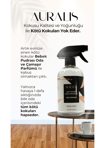 Bebek Pudrası Parfümlü Oda Kokusu ve Çamaşır Spreyi Baby Powder Room Spray 500 ml modelleri