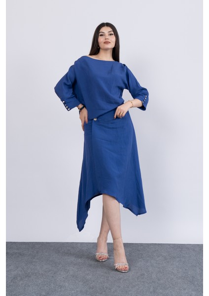 Fakir Kol Kayık Yaka Bluz ve Kruvaze Model Etek 1188 modelleri