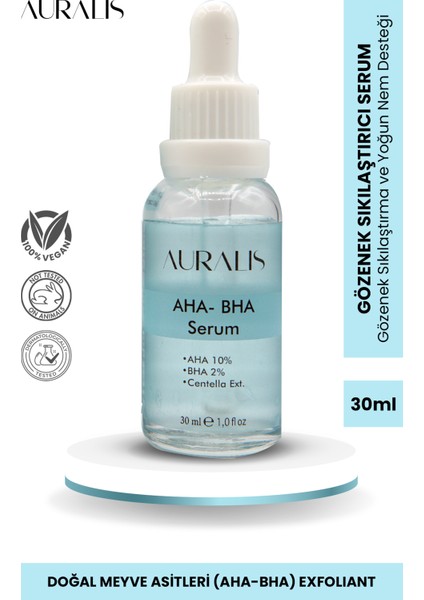 Aha & Bha Canlandırıcı Ve Nemlendirici Cilt Bakım Serumu 30 ml