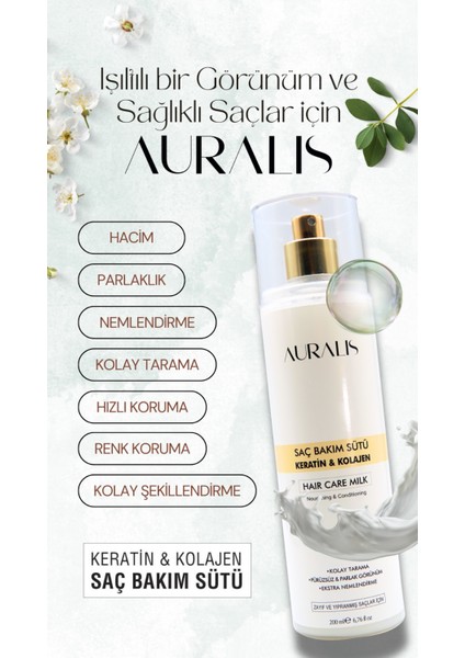 Besleyici ve Onarıcı Saç Bakım Sütü Keratin & Kolajen 200 ml fırsatları