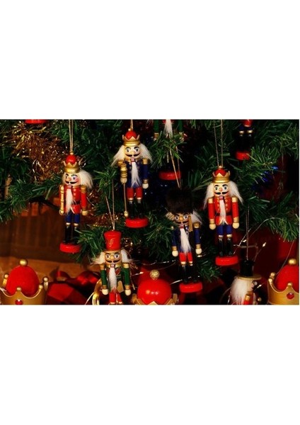 Kurşun Asker Ahşap Dekoratif Eşya (6lı Set 13 cm )