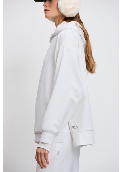 Dökümlü Fit Kapüşonlu Sweatshirt modelleri