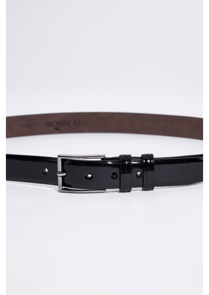 Erkek Deri 3 cm Klasik Siyah Kemer fiyatları