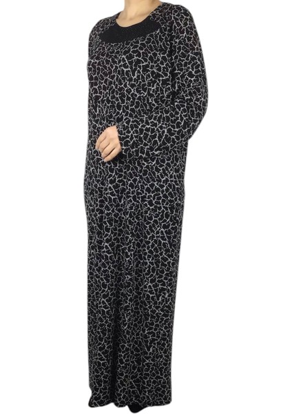 0kadın Desenli Kulplu Büyük Beden Anne Elbise fiyatları