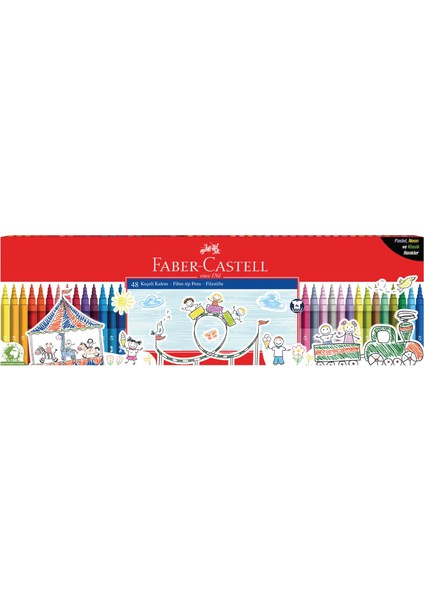 Klasik Keçeli Kalem Maxi Set 48’li