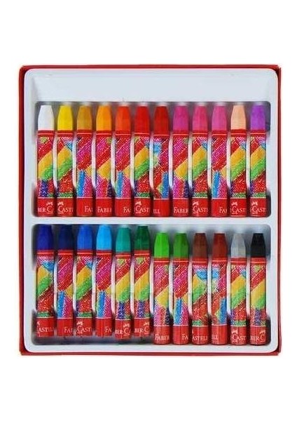 Karton Kutu Pastel Boya 24 Renk