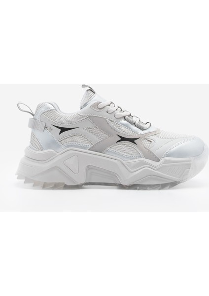 Kadın Sneaker Kalın Taban Bağcıklı Çok Parçalı Spor Ayakkabı Mizon