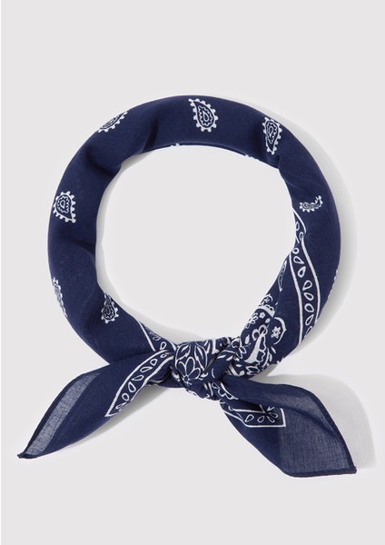 Baskılı Lacivert Bandana 1911810-70491