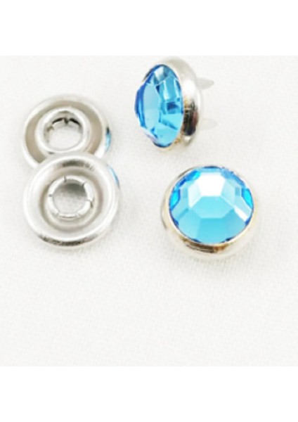 KLİNKSHOP Kristal Taşlı Giysi Kot ve Ev Tekstili Süsleme Malzeme Kiti - Mavi-150 Adet fiyatları