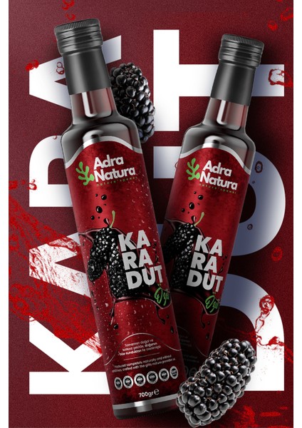 2X700 gr Katkısız Karadut Özü - 2\'li Avantaj Paket