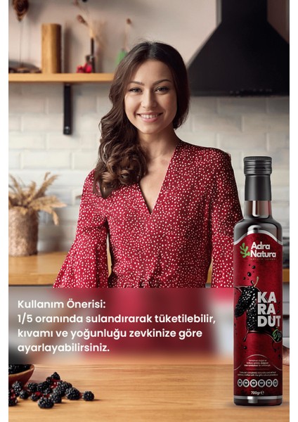 2X700 gr Katkısız Karadut Özü - 2\'li Avantaj Paket