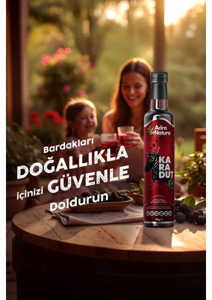 2X700 gr Katkısız Karadut Özü - 2\'li Avantaj Paket