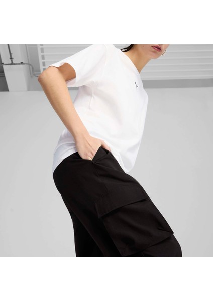 Kadın Siyah Puma Ess No. 1 Logo Cargo Pants Siyah Kadın Eşofman Altı