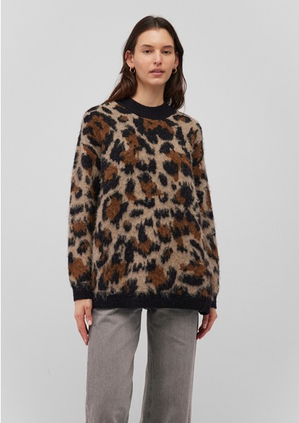 Leopar Baskılı Kazak 1710611-88691 fiyatları