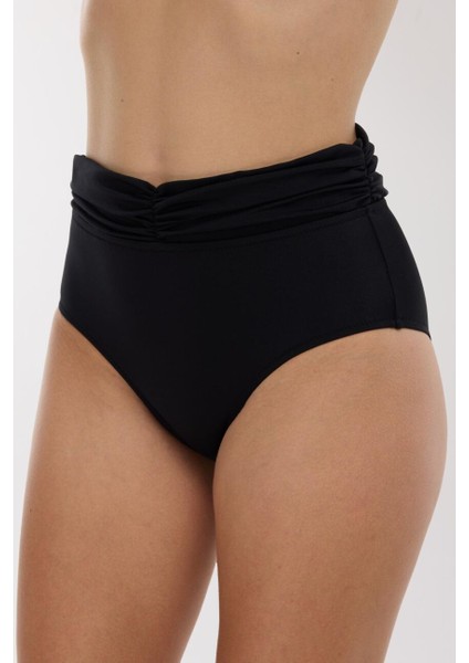 63070 Siyah Yüksek Bel Bikini Altı