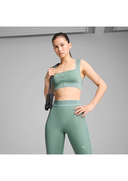 Kadın Yeşil Puma Move Lace Bra Yeşil Kadın Spor Sütyeni