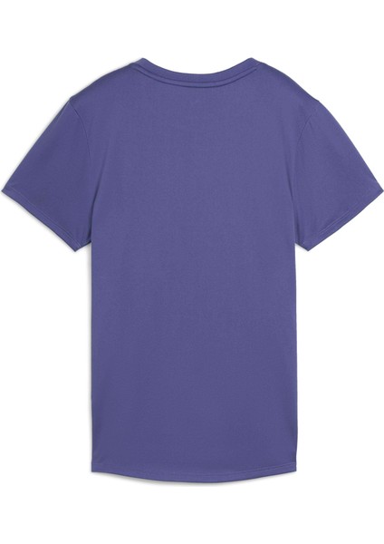 Kadın Mavi Puma W Tad Essentıal Crew Tee Mavi Kadın T-Shirt