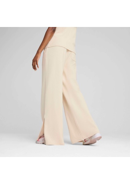 Kadın Bej Puma Her High-Waist Straight Pant Bej Kadın Eşofman Altı fırsatları