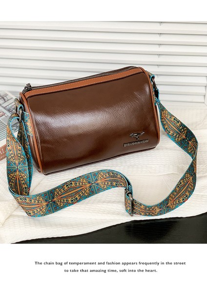 Kadın Vintage Çanta Büyük Kapasiteli Omuz Crossbody Çanta (Yurt Dışından) fiyatları
