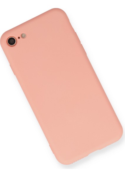 Apple iPhone 7 Kılıf Silikon Kılıf Yumuşak Kılıf Içi Kadife Lansman - Pembe