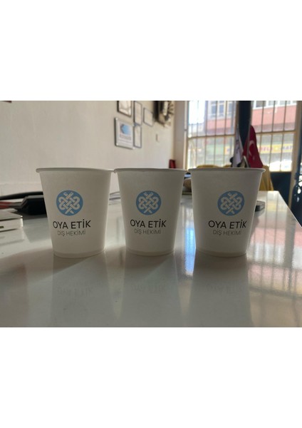 Firmanıza Özel Baskılı 7 Oz Karton Bardak - 50 Adet