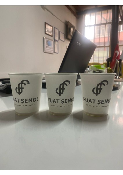 Firmanıza Özel Baskılı 7 Oz Karton Bardak - 50 Adet indirimleri