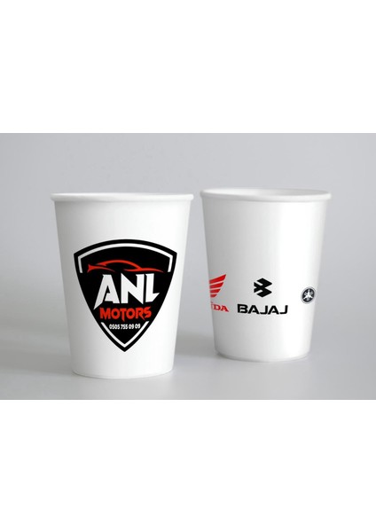 Firmanıza Özel Baskılı 7 Oz Karton Bardak - 50 Adet