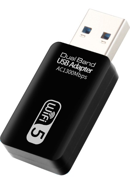 USB Wifi Adaptörü 5ghz Wifi USB Adaptörü AC1300MBPS Wifi Adaptörü Çift Bant USB 3.0 Ethernet 2.4g 5g Wifi Anteni (Yurt Dışından)