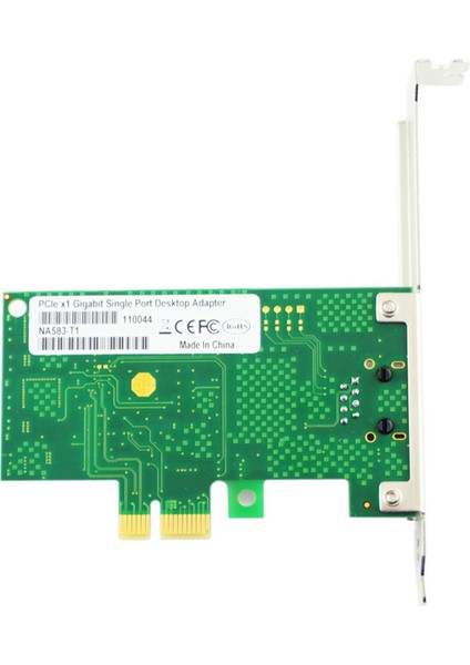 Masaüstü NA583-T1 Için 82583V Çip Pcı-E X1 Gigabit Elektrik Bağlantı Noktası Tek Bağlantı Noktalı Ağ Kartı (Yurt Dışından)