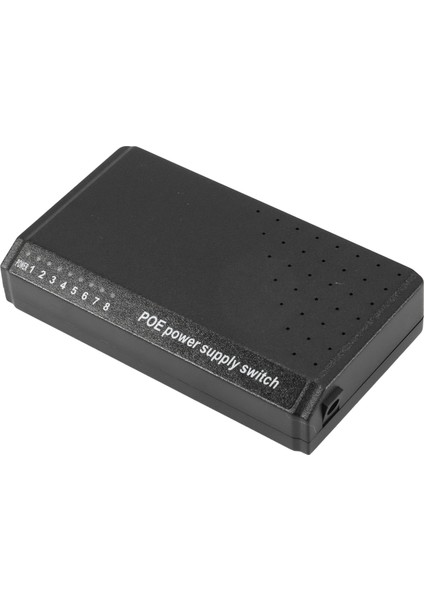 Port 6+2 Poe Anahtar Enjektör RJ45 Ethernet Üzerinden Güç Güç Adaptörü Olmadan Aile Ağı Sistemi Kameralar Için 10/100M (Yurt Dışından)