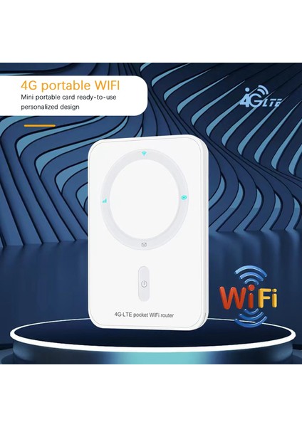 4g Mobil Wifi Yönlendirici Üç Netcom Kablosuz Taşınabilir 150 Mbps Kart Pil Dış Mekan Internet Wifi Yönlendirici (Avrupa Versiyonu) (Yurt Dışından)