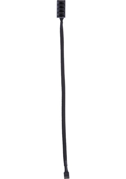 Bilgisayar Kasası Fan Hub Bir Nokta Dört Pwm Fan Hub Paketi Naylon Ağ 4pin Sıcaklık Kontrolü Bir Sürükleme Dört 40CM (Yurt Dışından)