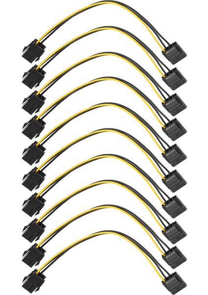 10 Adet Molex Pcı-E Güç Adaptörü Ide 4pin 4 Pin Dişi 6 Pin Dişi 6pin Grafik Ekran Kartı Dönüştürücü Kablosu (Yurt Dışından) fiyatları
