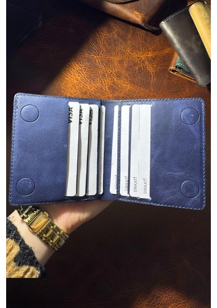Deri Cüzdan Para Koyma Bölmeli Kartlık ve Mıknatıs Kapama - Unisex fiyatları