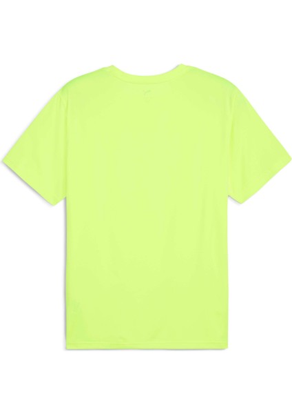 Erkek Sarı Puma M Tad Ess Solıd Cat Tee Lc Sarı Erkek T-Shirt