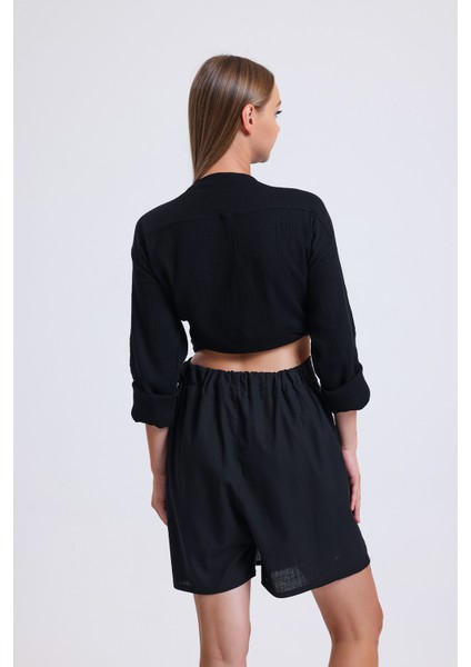 Keten Şort Etek modelleri