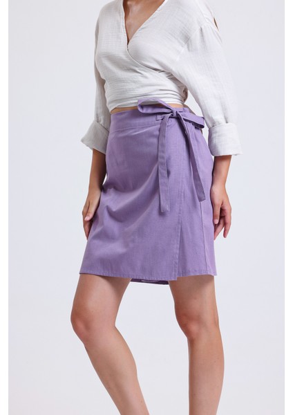 Keten Şort Etek modelleri