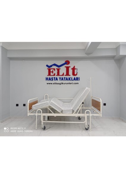 Elit 2 Motorlu El Kumandalı Hasta Karyolası