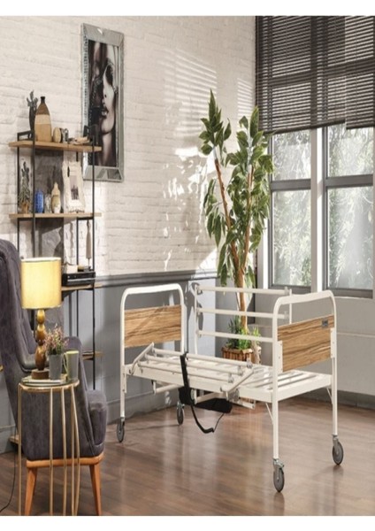 Medikal 2 Motorlu Elektrikli Hasta Karyolası Yatağı Yatak Dahil Abs