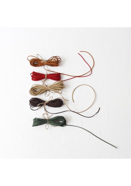Yeşil Süet Ip, 3 mm 10 Metre