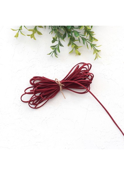 Bordo Süet Ip, 3 mm 10 Metre